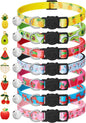 7 Pack Breakaway Cat Collars by LAFAYIspecializesinpetcollars