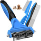 3PCS Pet Grooming Rake & Metal Comb & Flea Comb by Unknown
