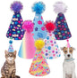 6pcs/Pack Dog Birthday Hat Party Hats Supplies by JpGdn