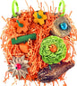 KATUMO Bird Toys, Conure Grass Mat Shredder Toys Parakeet Toys Parrot Foraging by KATUMO