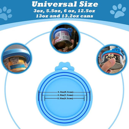 Cat Treat Spoon & 3 Pcs Can Lids | Cat Strip Feeder Squeeze - Image 6