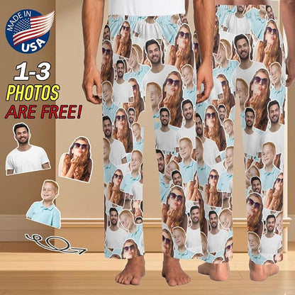 Custom Pajamas Pants with Photo - Image 5