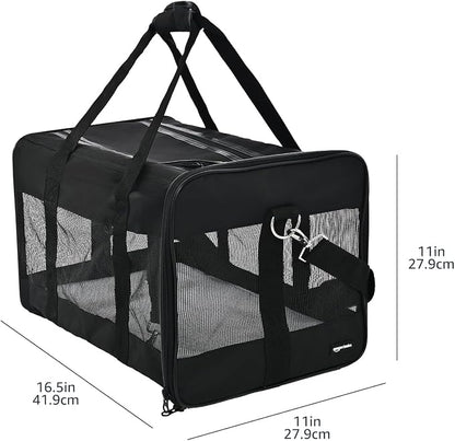 Amazon Basics Airline Approved Soft-Sided Mesh Pet Travel Carrier - Image 2