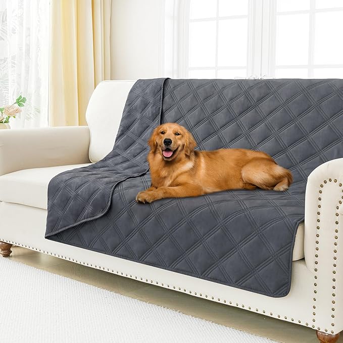 Smiry Waterproof Dog Bed Cover Blanket 68x82, Soft Reversible Pet Blanket by Smiry