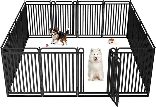 New Thickened Version Dog Playpen, 40 Inch Dog Fences by XDPET