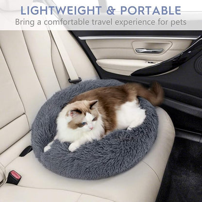 rabbitgoo Dog Bed for Small, 24 inches Machine Washable, Fluffy Donut Pet Bed - Image 10