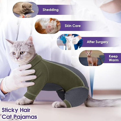 SUNFURA Hair Sticky Cat Clothes, Cat Sweater - Image 5