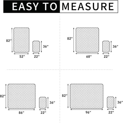 Easy-Going 100% Waterproof Dog Bed Cover Washable Couch Cover Non-Slip Sofa - Image 7