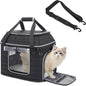 Top-Expandable Pet Carrier: NOBLE DUCK Airline Approved Pet Travel Bag by NOBLE+DUCK