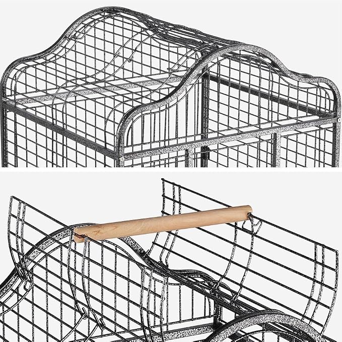 Yaheetech Extra Large Bird Cage 63'' Open Play Top Bird Cage - Image 5