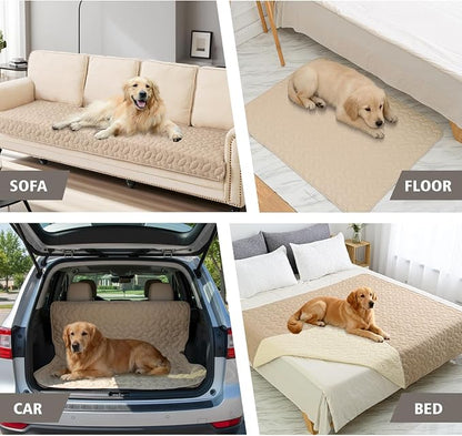 Ameritex Waterproof Pet Bed Cover Anti-Slip Dog Bed Blanket - Image 3