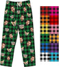 Custom Pajamas Pants Plaid Personalized Funny PJ Pant Design by YourCustomGiftsChoice