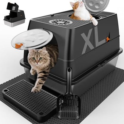 Stainless Steel Litter Box by Unknown