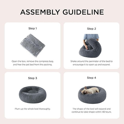 Bedsure Calming Dog Bed for Medium Dogs - Image 6