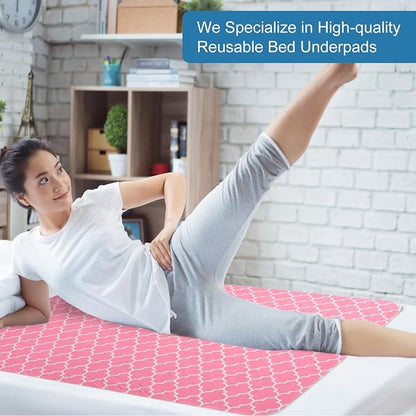OUTCREATOR® Washable Bed Pads 34" x 76", Incontinence Mattress Protector - Image 7