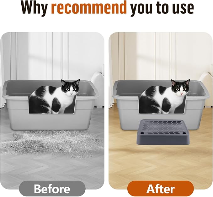 Cat Litter Box Ramp, Litter Box Step Mat - Image 5