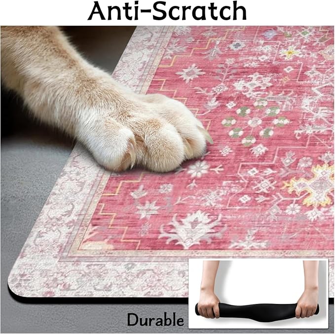 Pet Food Mats for Floor, Absorbent Dog Mat for Food and Water Dispenser Mat - Image 6