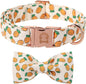 Easter Dog Collar with Bowtie, Cute Carrot Easter Dog Collar with Metal Buckle by MrChubbyfacePetSupplies