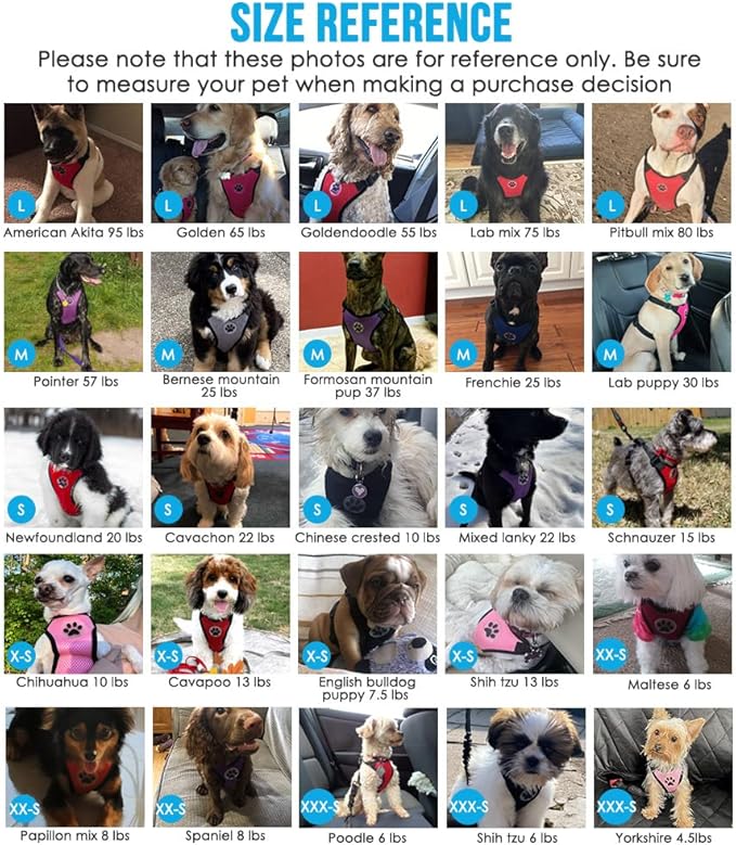SlowTon Dog Seat Belt Harness for Car, Dog Car Harness Adjustable Mesh - Image 6
