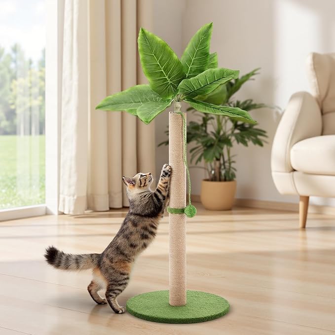 Cat Scratching Post 33 Inch, Cat Tree - Image 5