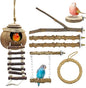 7PCS Bird Perches, Coconut Nest Hut by Unknown