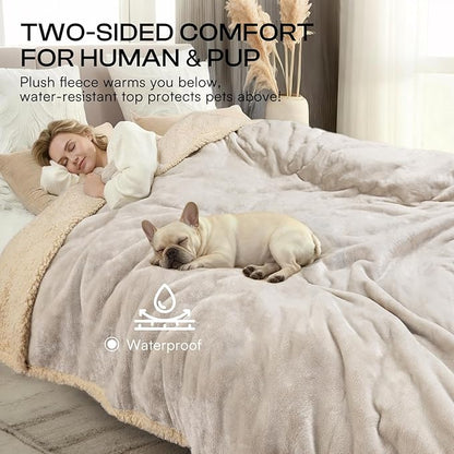 Luciphia Waterproof Pet Blanket, Liquid Pee Proof Dog Blanket - Image 5