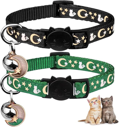 Baeuppit 2PCS Breakaway Cat Collars by Baeuppit