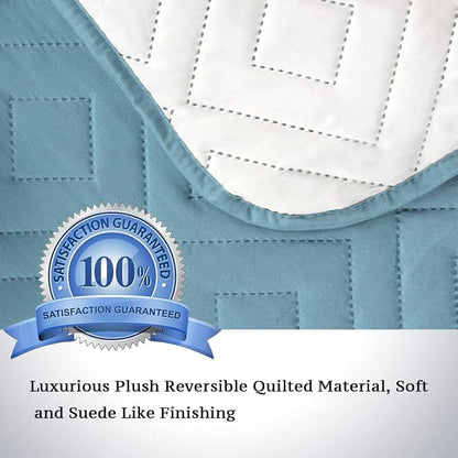 H.VERSAILTEX Reversible Loveseat Cover Furniture Protector Anti-Slip Water - Image 3