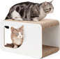 EHEYCIGA Cardboard Cat Scratcher House, 17-Inch Corrugated Cat Scratcher by EHEYCIGA