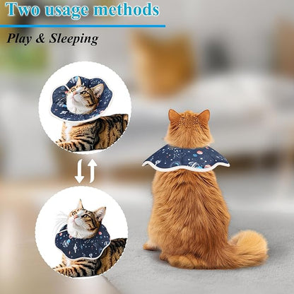 Cat Cone Collar Soft, Cat Recovery Collar to Stop Licking, Protective Cats Neck - Image 5