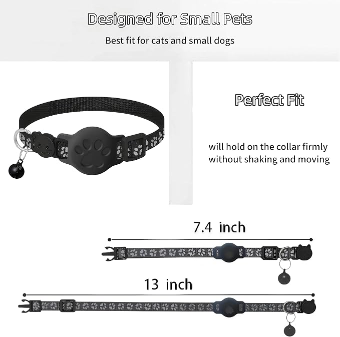 Pet Tracker, GPS Collar for Cats Smart tag, Waterproof Compatible - Image 4