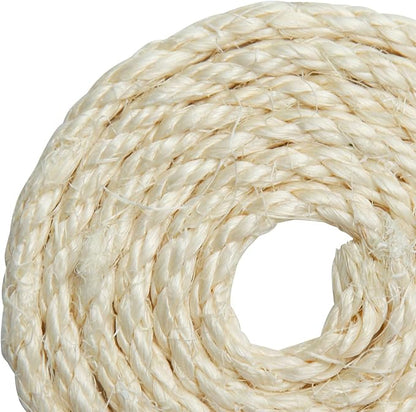 White Sisal Rope 1/4 Inch by 65-Feet - Image 8