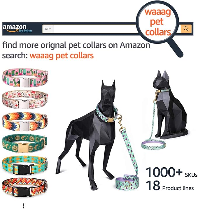 waaag Cat Collars, Safety Breakaway Cat Collar, Glow in The Dark - Image 7