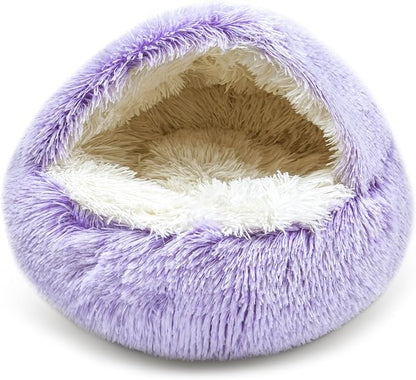 Cat Bed for Indoor Cats, Calming Cozy Cave by Unknown