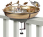 Metal Deck Mounted Bird Bath by KAPWALL