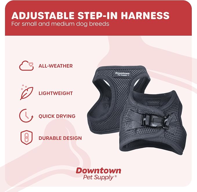 Downtown Pet Supply Step-in Dog Harness – No Pull, Adjustable Padded Mesh - Image 3