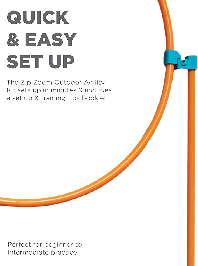 Outward Hound Zip & Zoom Outdoor Dog Agility Training Kit - Image 3