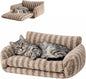 Hollypet Cat Bed Fluffy Plush Mutifuctional Double-Layer Soft Warming Kitty Pet by Hollypet