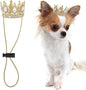 Abbylike Pet Rhinestone King Crown Small Size, Queen Crown by Abbylike