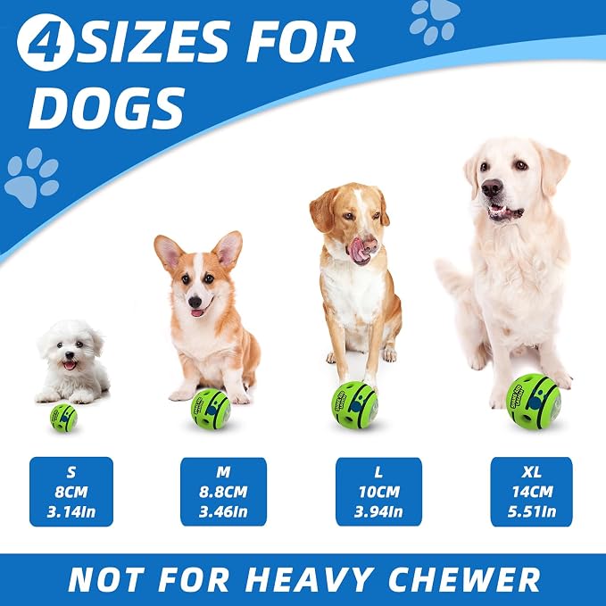 Interactive Puzzle Dog Treat Ball, Treat Dispensing Enrichment Dog Toys Ball - Image 5