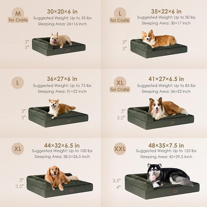 EHEYCIGA XXL Dog Bed Memory Foam, Orthopedic Giant Dog Bed Jumbo - Image 2