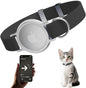 AirTag Cat Collar, Ultra Elastic Cat Tracker Collar, Airtag Holder Compatible by Sucegi