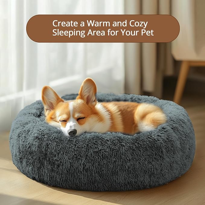JOLLYVOGUE Calming Dog Bed for Small Dogs - Image 4