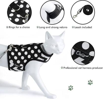 Cat Harness and Leash for Walking Escape Proof, Adjustable Cat Vest Harness - Image 5