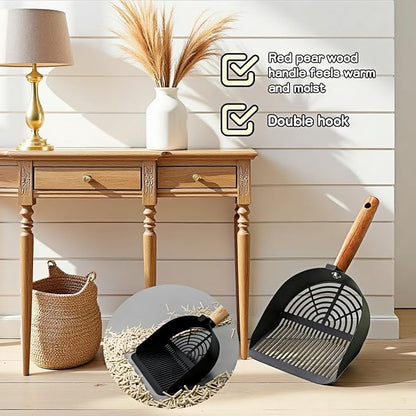 Chinshwehaw Premium Stainless Steel Cat Litter Scoop-Triple Guard - Image 9