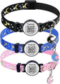 3-Pack Smart ID Cat Collar by Taghelp