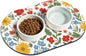 Pet Feeding Mat – 20''x12'' Absorbent Dog Food Mat, Pet Water Mats Protect Floor by METEOROCK