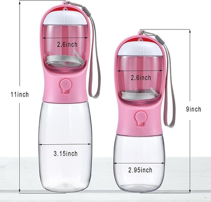 Dog Water Bottle with Food Container, Travel Puppy Water Bowl, Portable Pet - Image 3