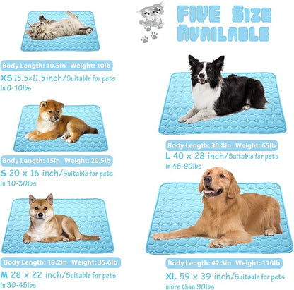 Washable Dog Cooling Mat Ice Silk Cooling Mat - Image 6