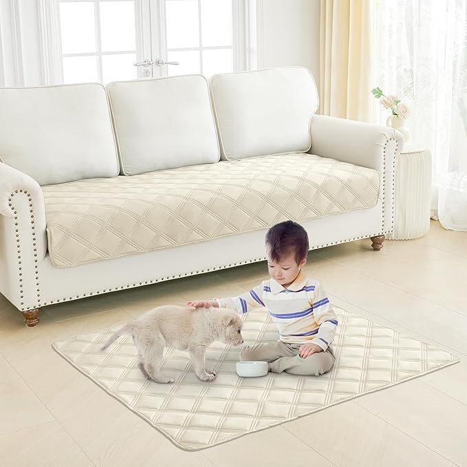 Smiry Waterproof Dog Bed Cover Blanket 52x82, Soft Reversible Pet Blanket - Image 7
